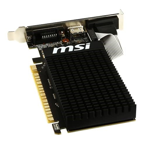MSI VGA GT 710 2GD3H LP GT710 2GB DDR3 64b DX12 PCIE 3.0 x16 (1xVGA 1xDVI 1xHDMI) - Seçenekler: Tek., Tek kişilik