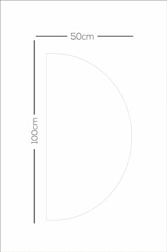 MSticker-Bohem Koyu Yeşil Yarım Daire Çocuk Bebek Odası Sticker(50x100cm)