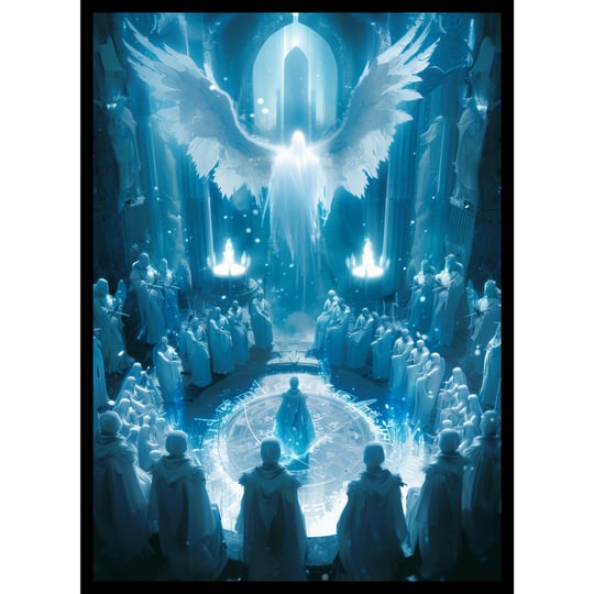 MTG (Azorius Beyaz-Mavi Konseyi) - 100 karat Mat TCG Kart Sanat Kolları Ai Armor