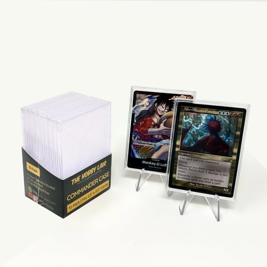 MTG Komutanları ve OP Liderleri ile Uyumlu Komutan Kılıfı | 10lu Paket | UV Korumalı Mini Çıtçıtlı | Ücretsiz Mükemmel Uyum Kolları İçerir
