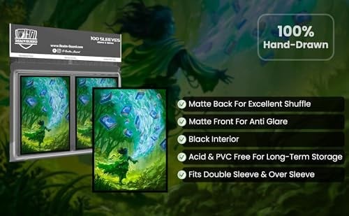 MTG (Simic Mavi/Yeşil) - 100 karat Mat TCG Kart Sanat Kolları Ai Armor