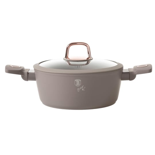 Mudo Home Berlinger Haus Sahara Deri̇n Tencere 22 Cm Taupe