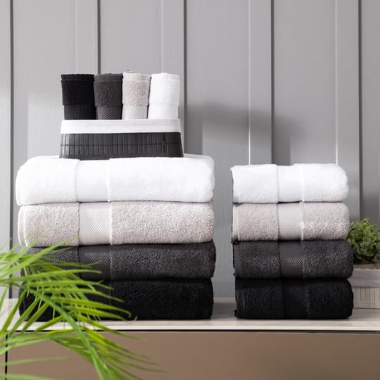 Mudo Home Classy El Havlusu Si̇yah 30x50 Cm