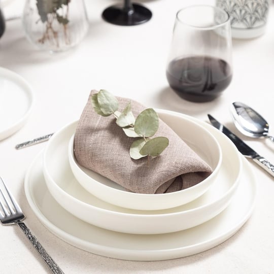 Mudo Home Ephesus White Pasta Tabaği Seti̇ 6li -20cm