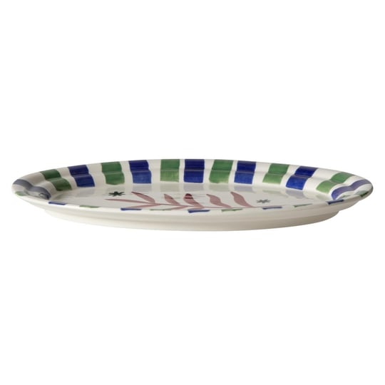 Mudo Home Lismore Kayik Tabak Laci̇vert 34 Cm