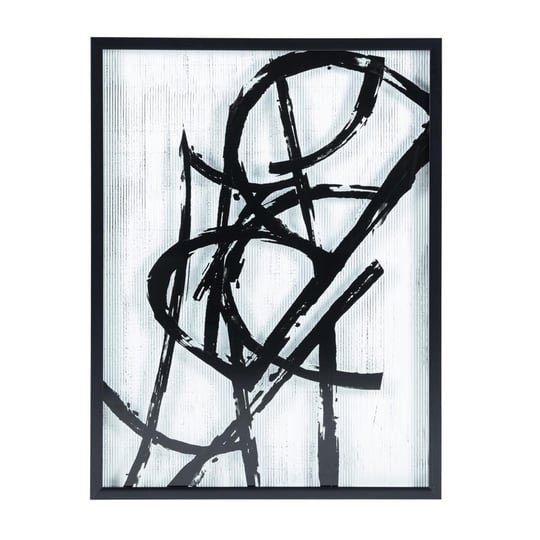 Mudo Home Scracth Ii Çerçeveli̇ Cam Baski Pano 77x102 Cm