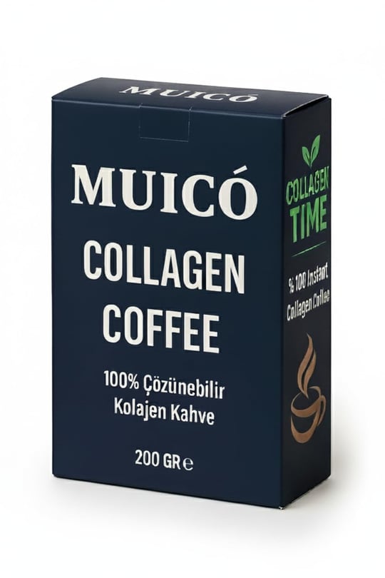 Muico Kolajen Kahve 200 gr – Hindiba Ekstraktlı –%100 Çözünebilir Granül Kahve