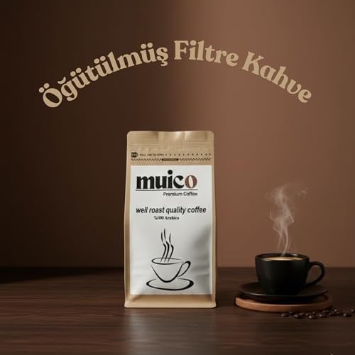 Muico Taze Öğütülmüş Filtre Kahve%100 Arabica 250 Gr