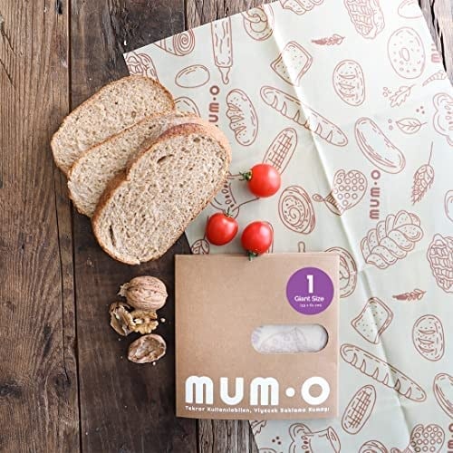 MUM.O Dev Boy (1 Adet) - Tekrar Kullanılabilen Balmumlu Yiyecek Saklama Kumaşı