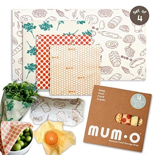 MUMO Balmumu Kaplı Yiyecek Saklama Kumaşı 4lü Tanışma Paketi