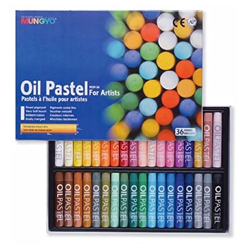 Mungyo MOP-36 Pastel Boya, 36 Renk - Seçenekler: 12 Renk, 36 Renk, 48 Renk