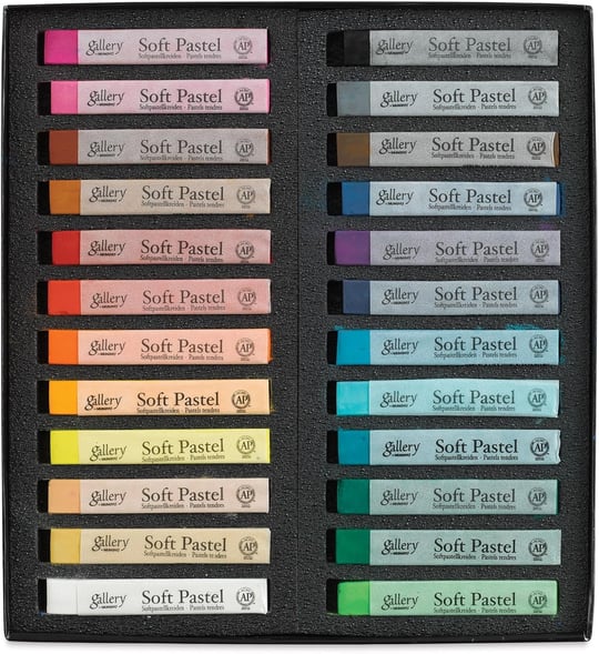 Mungyo MPV-12 Pastel Boya Yumuşak Toz Pastel, 12 Renk