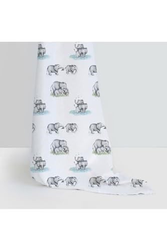 Müslin Bebek Örtüsü - Les Êlêphants 100x100 cm MUSLIN-LEL-100100