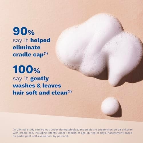 Mustela 150 ml Saç Pullanmalarına Karşı Köpük Şampuan, Yenidoğan Bebekler için