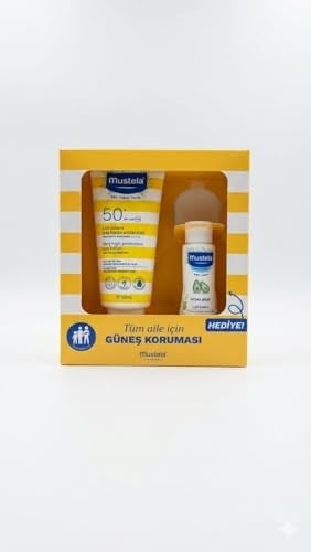 mustela Güneş Losyonu SPF50 200 ml + mustela Hydra Bebe 100 ml