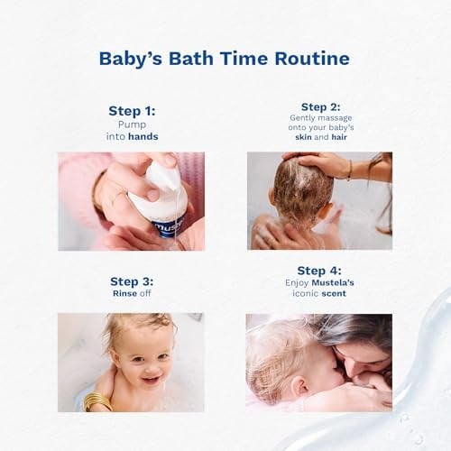 Mustela Mustela Normal Ciltler için Yenidoğan Şampuanı 500 ml 1 Paket