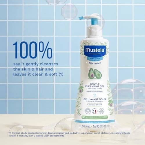 Mustela Mustela Normal Ciltler için Yenidoğan Şampuanı 500 ml 1 Paket