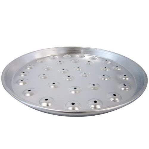 Mutfak Delikli Alüminyum Pizza Tepsisi Tavası 32 cm