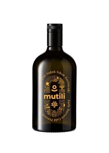 Mutili Natürel Sızma Zeytinyağı, Erken Hasat & Soğuk Sıkım, 500 ml
