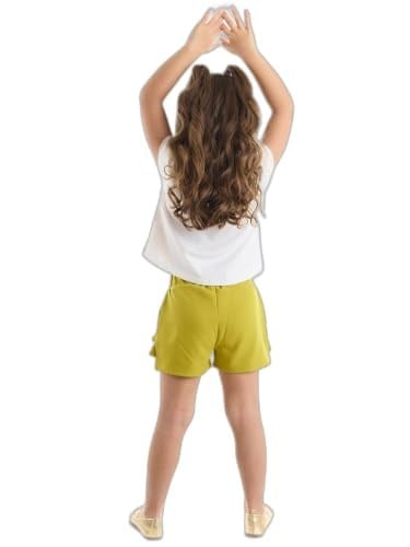 Muzip Kediler Kız Çocuk T-shirt Şort Takım