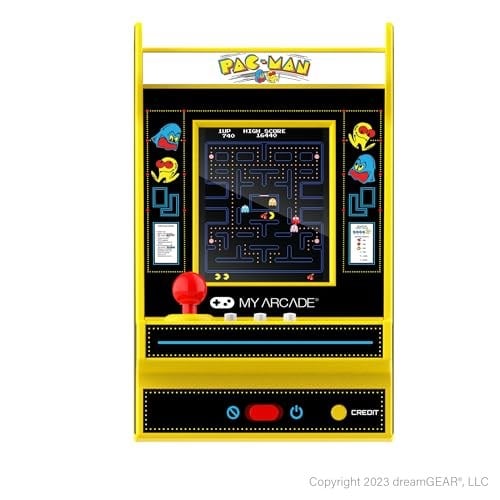 MY ARCADE 12CM PAC-MAN PORTABLE RETRO KONSOL