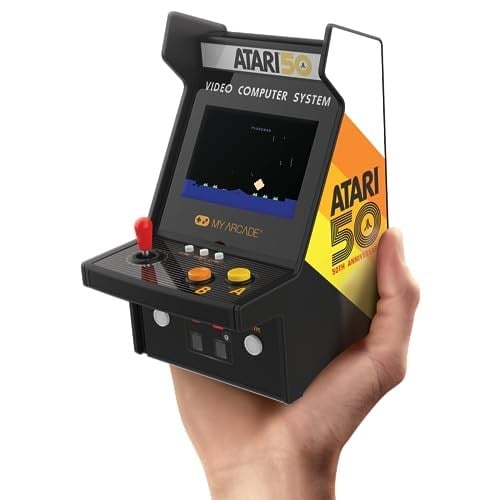 MY ARCADE 17CM ATARI RETRO KONSOL 100 OYUN - Seçenekler: Atari, Galaga, Bayan Pac Man, Pac Adam
