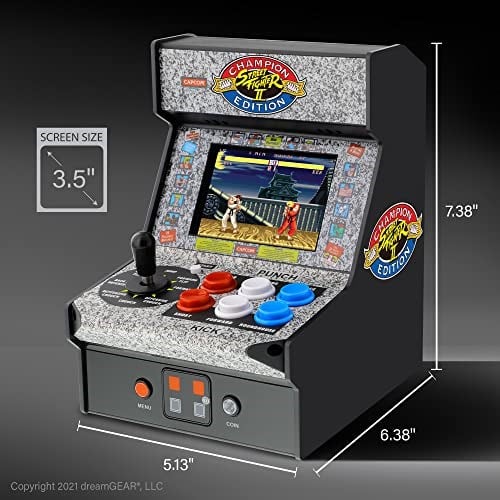 MY ARCADE 19CM STR FIGHTER II CHAMP RETRO KONSOL