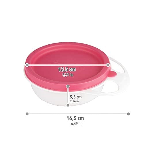 Mycey Kapaklı Mama Tabağı - Pembe