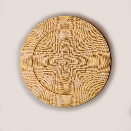 Mylamp Sumba Elegance Rattan Duvar Tabağı 60x6 Cm