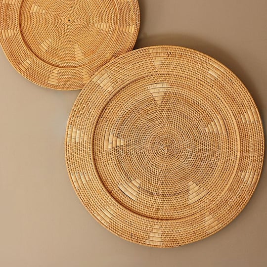 Mylamp Sumba Elegance Rattan Duvar Tabağı 60x6 Cm