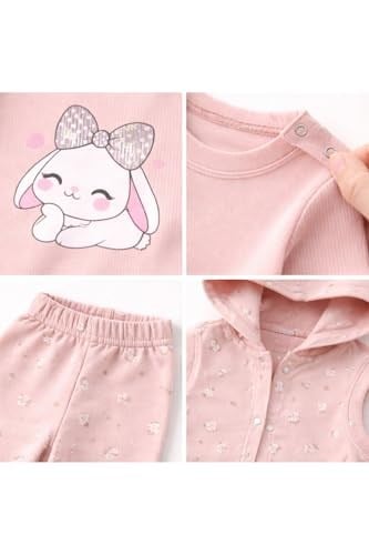 MYZİ STORE Kız Bebek%100 Pamuk 3lü Takım Tavşan ve Çiçek Desenli BEDEN: 03-36 - 69-912 AY - - Seçenekler: 0-3 AY, 3-6 AY, 6-9 AY, 6-12 Ay, 9-12 Ay