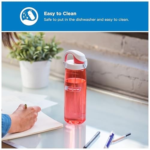 Nalgene OTF Sustain Coral içecek şişesi, 0,65 l