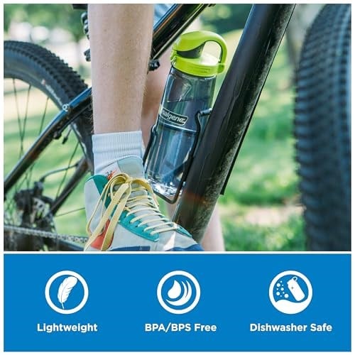 Nalgene Üniseks Genç OTF Sustain İçecek Şişesi, Rhino, 0,65 L