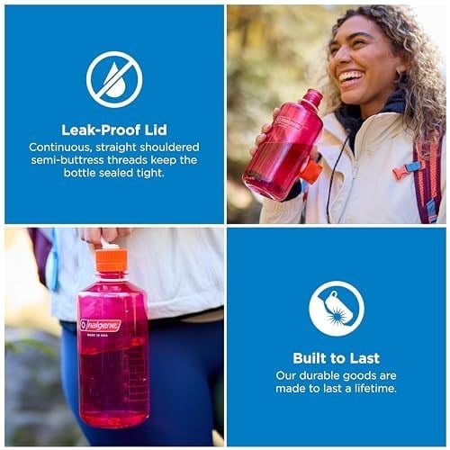 Nalgene Üniseks Gençlik EH Sustain Şişesi, Şeffaf, 1 Litre