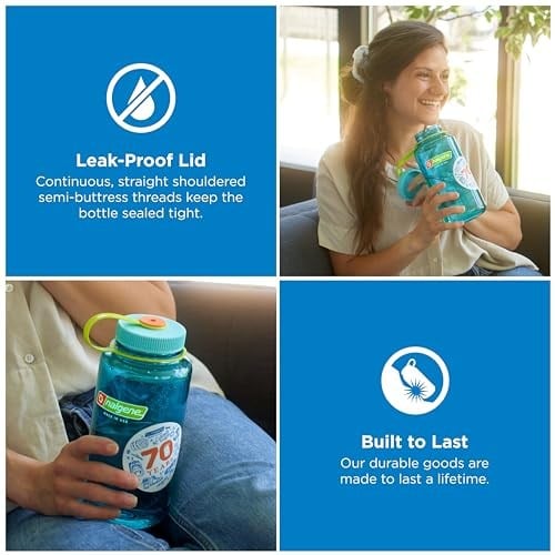 Nalgene Üniseks – Yetişkin Geniş Ağızlı Sustain Şişe