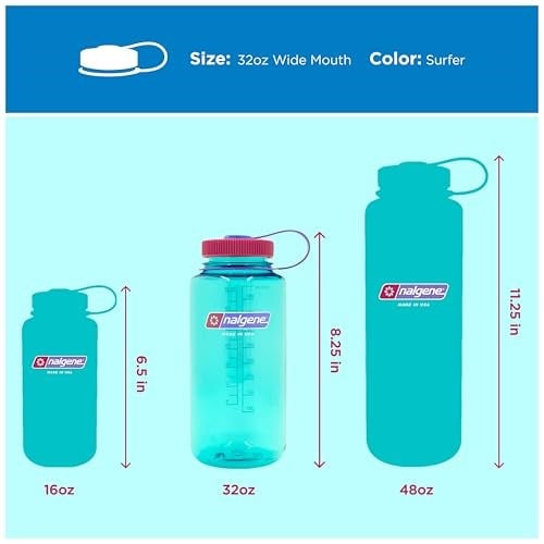Nalgene WH Sustain Trinkflaschen Surfer 1 L - Seçenekler: Su şişesi, boş zaman, Çevre bilincine sahip modern