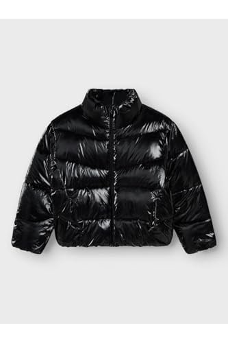 Name it Kız Çocuk Şişme Mont, Siyah, 10 Yaş