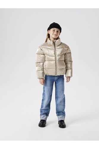 Name it Nkfmanon Kız Çocuk Şişme Mont, Altın, 13 Yaş