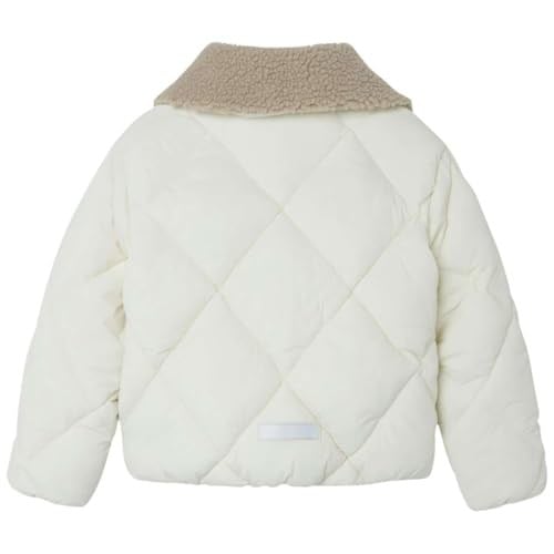 Name it Nkfmelbourne Unisex Çocuk Şişme Mont, Ekru, 10 Yaş