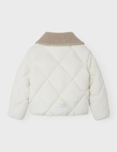 NAME IT Nkfmelbourne Unisex Çocuk Şişme Mont,Ekru 9 Yaş