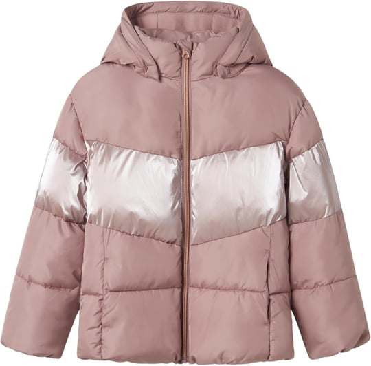 Name it Nkfmille Kız Çocuk Şişme Mont, Pudra, 11 Yaş