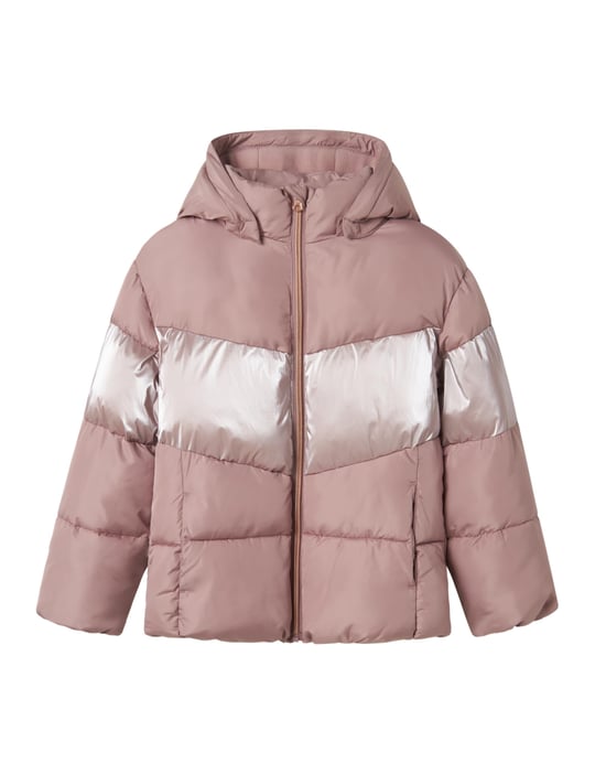 Name it Nkfmille Kız Çocuk Şişme Mont, Pudra, 11 Yaş
