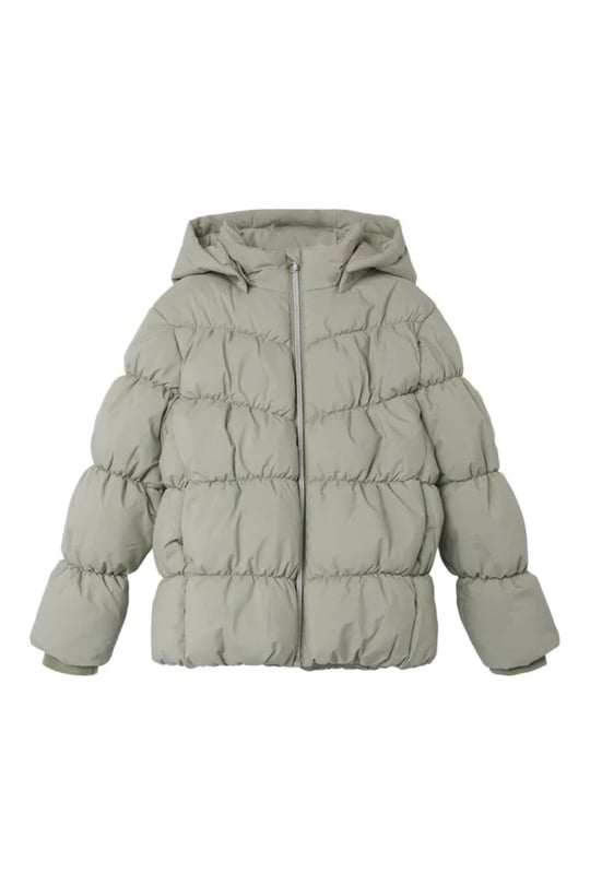 Name it Nkfmorning Unisex Çocuk Şişme Mont, Yeşil, 8 Yaş
