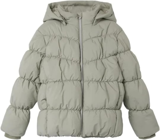 Name it Nkfmorning Unisex Çocuk Şişme Mont, Yeşil, 12 Yaş