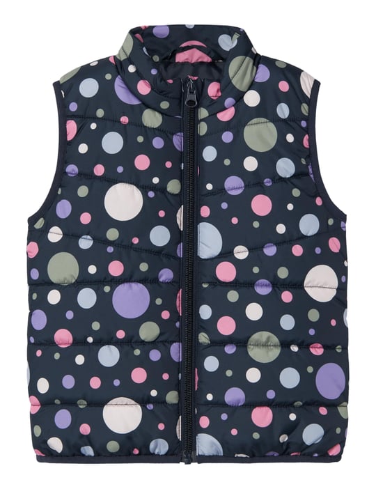 Name It Nmfmylane Vest Aop2 Kapitone yelek Kız Çocuk