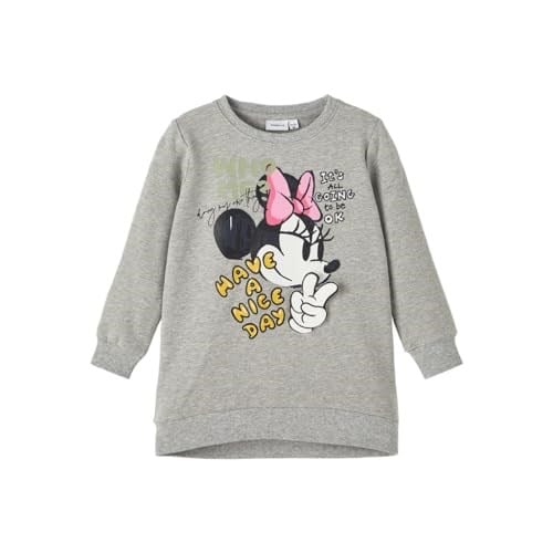 Name It NMFSIMINA MINNIE SWE TUNIC BRU WDI Elbise Kız çocuk