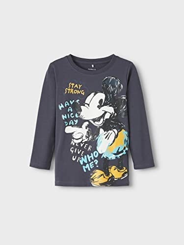 Name It NMMSTRYG MICKEY LS TOP WDI Tişört Erkek çocuk