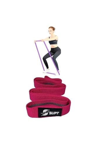 NASYA active superloop band uzun dokuma egzersiz direnç lastiği - sert Fuşya orta sert
