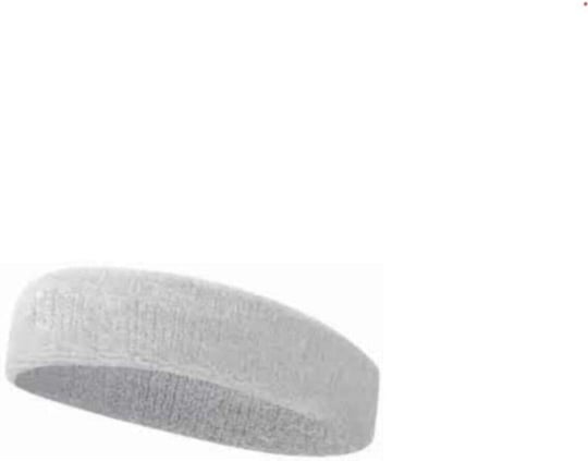 NASYA havlu ter bandı kafa bandı headband tenis saç bandı Beyaz