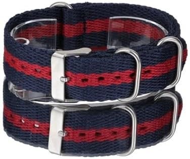 Nato Saat Kordonu - Cobra Kayışı - N32NYLK - 20mm 22mm 24mm Uyumlu Tekstil Örme - Kadın Erkek Çok Renkli